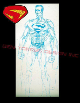 Illustration for article titled Toy concept art for Tim Burton's scrapped Superman movie is like design Kryptonite